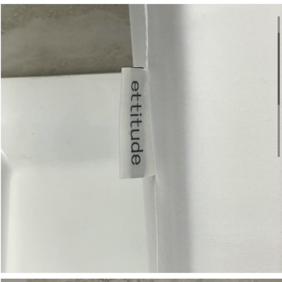 Ettitude Bamboo Lyocell Sheet Set - White (KING) - Picture 3 of 7